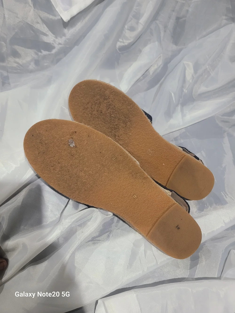 J.Jill Navy Blue Canvas Espadrille Slingback Sandals Size 9 EUC